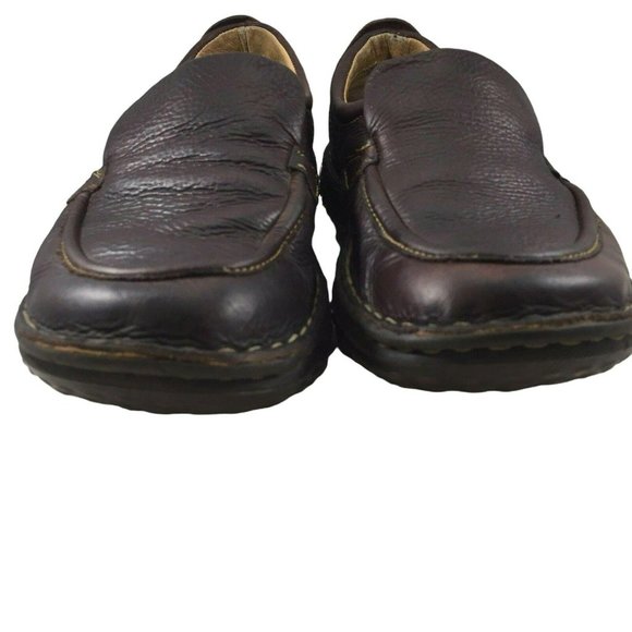 BORN Loafers Womens 8.5 Brown Leather Slip On Round Toe Shoes Casual EU 40 - Picture 5 of 12